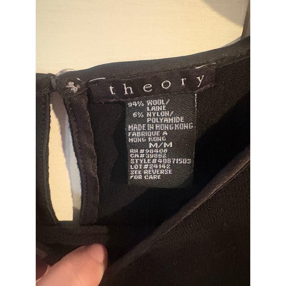 Theory black wool sleeveless sweater tank - Picture 2 of 5